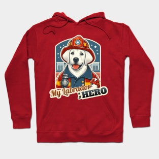 Fireman Labrador Retriever Hoodie